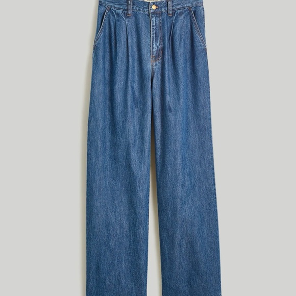 NEW Madewell Fairson Wash Harlow Baggy Wide Leg Jean in Size 32 - Picture 5 of 11